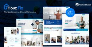 HouzFix - Plumber, Handyman Services WordPress Theme